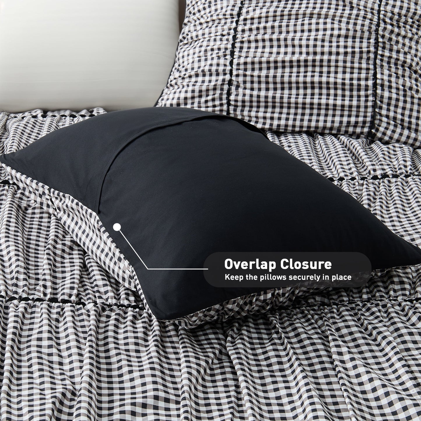 deelivo-twin-twin-xl-comforter-set-4-pieces-black-plaid-ruched-design-with-decorative-pillow-19918414162 00d10e0d-cf6c-4662-bc49-98fcc833e420.a83ad6694fd025124e9b8fc2f788777d.jpeg